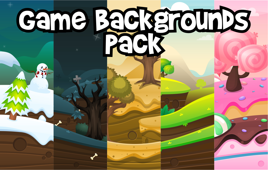 Game Backgrounds Pack - Game Art 2D