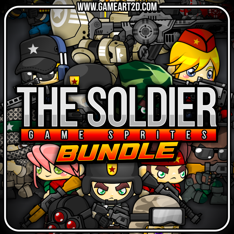 Soldiers Game Sprite Bundle